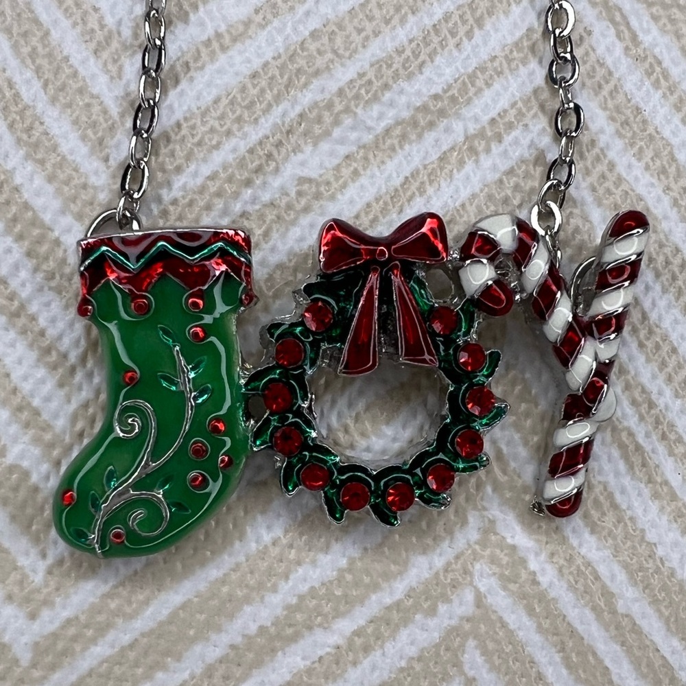 BRILI JOI “Joy” Christmas Necklace